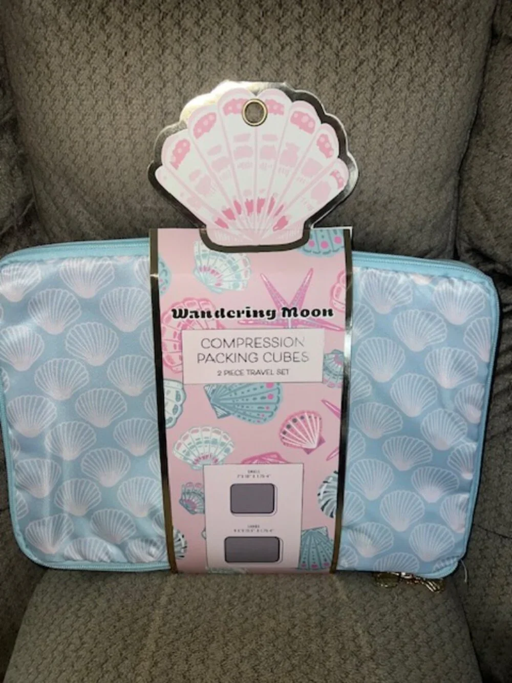 Seashell Theme Packing Cubes